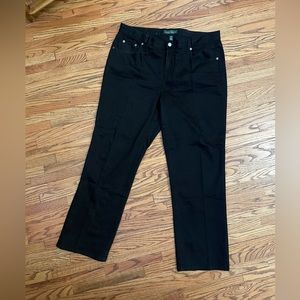 Black lauren ralph lauren womens jeans worn twice only